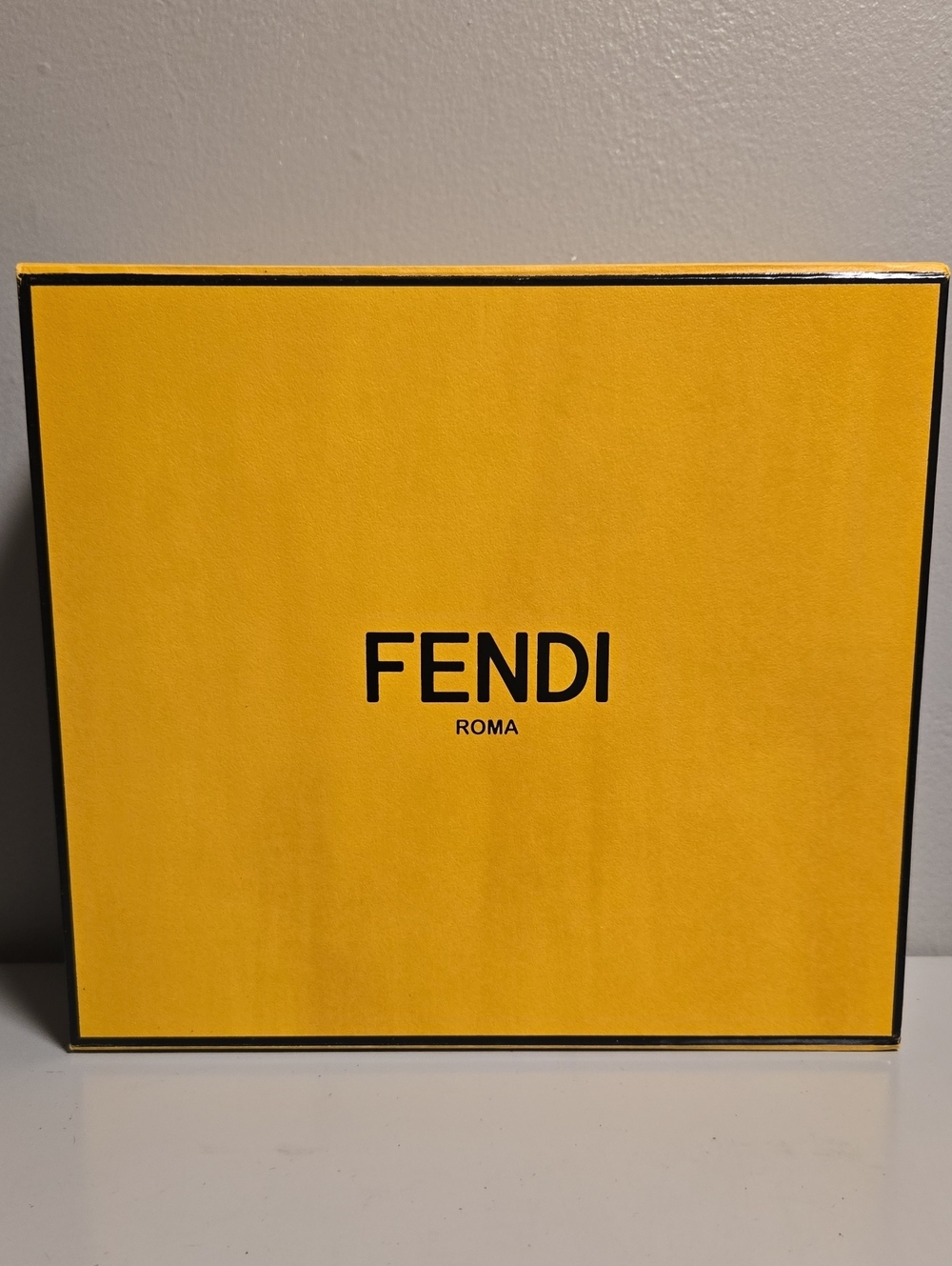 FENDI Yellow Gift Box